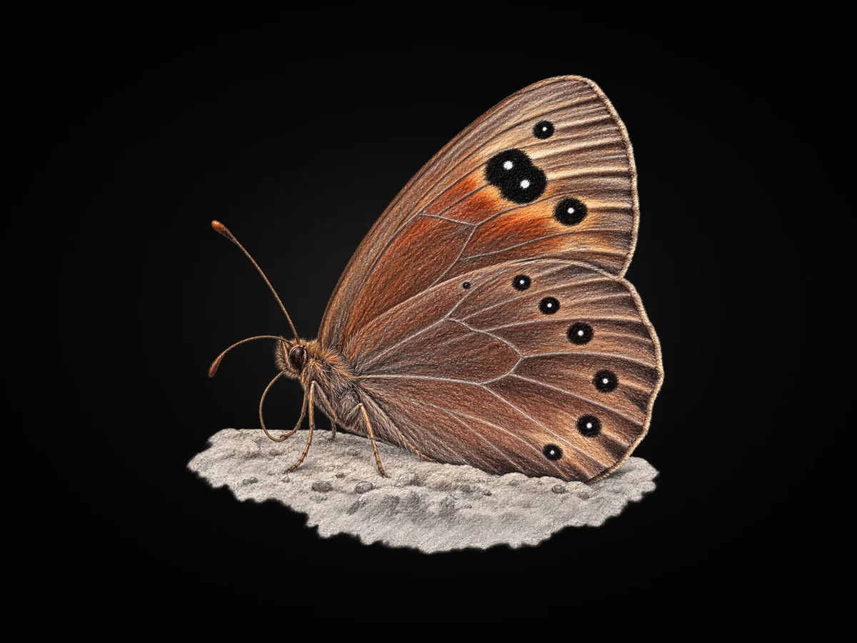 Uygur Güzelesmeri - Kanat altı · Ventral